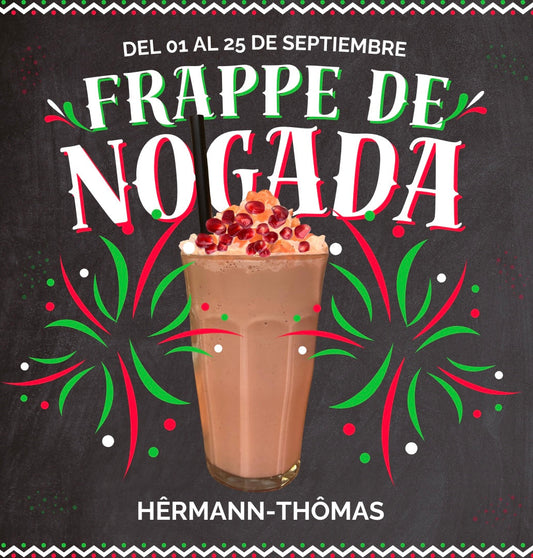 Frappé de Nogada: tradición que se reinventa en Hêrmann-Thômas
